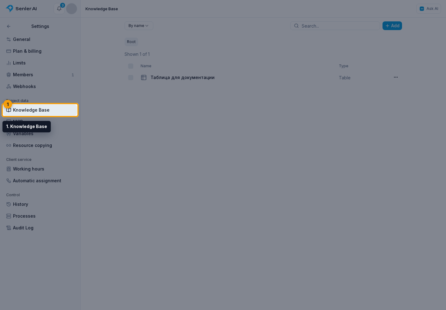 Avito Listings. 1. Knowledge Base