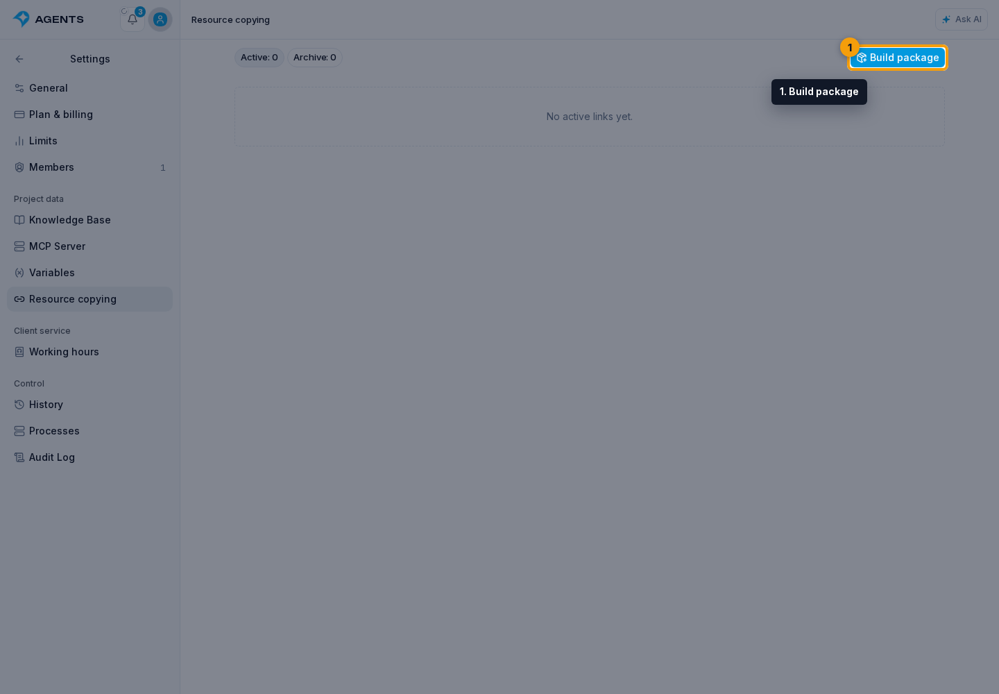 Build A Package From Several Resources. 1. Build package
